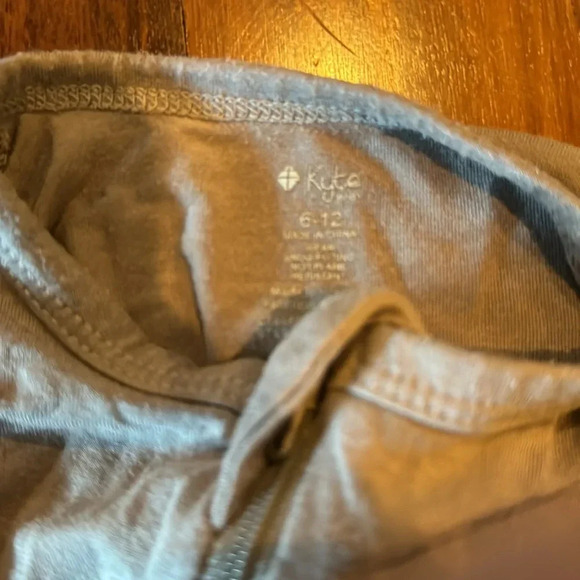 Kyte BABY: Zippered Footie in Mushroom 6-12 Months - Picture 4 of 5